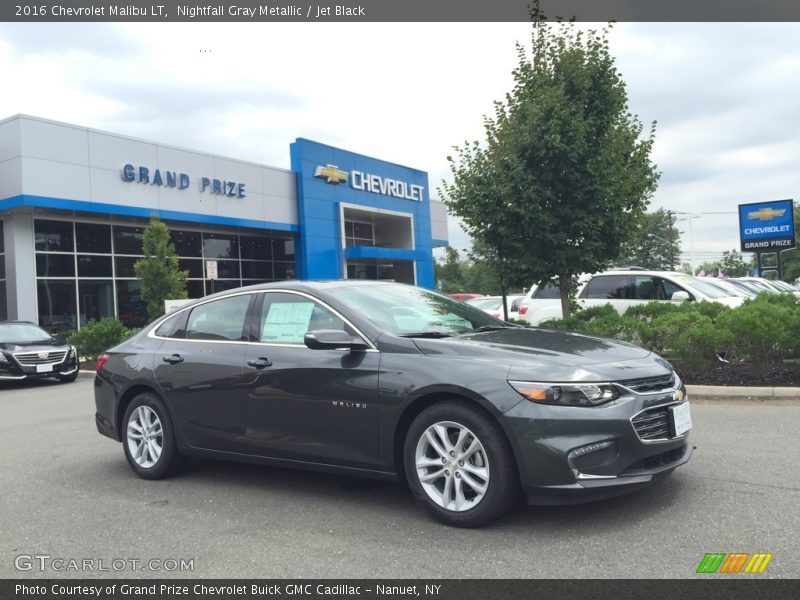 Nightfall Gray Metallic / Jet Black 2016 Chevrolet Malibu LT