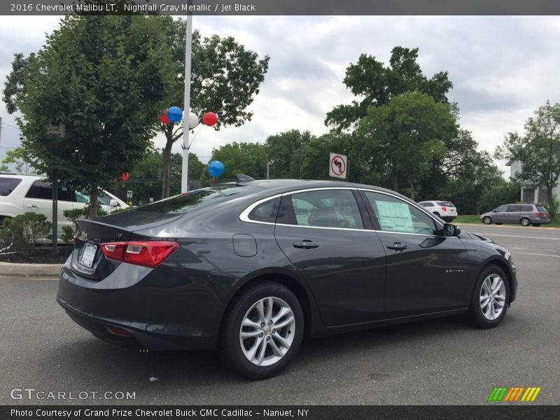 Nightfall Gray Metallic / Jet Black 2016 Chevrolet Malibu LT