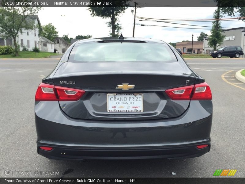 Nightfall Gray Metallic / Jet Black 2016 Chevrolet Malibu LT