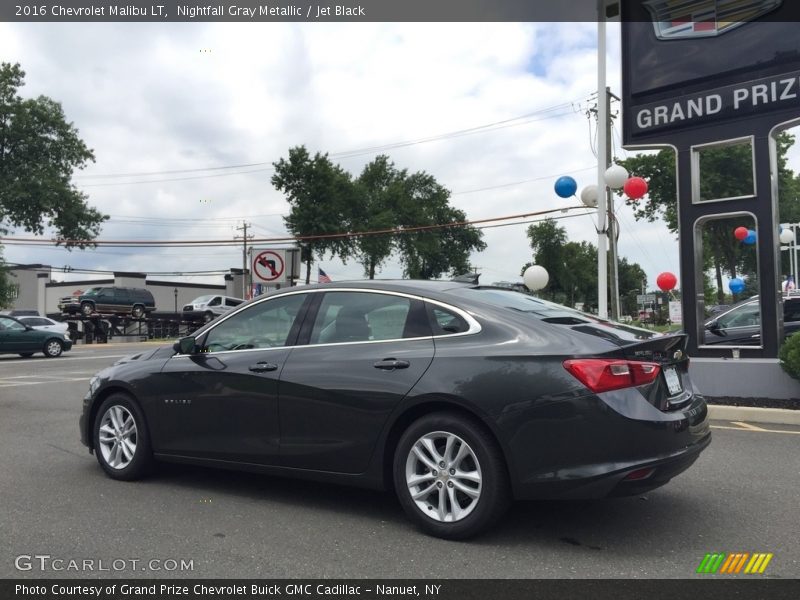 Nightfall Gray Metallic / Jet Black 2016 Chevrolet Malibu LT