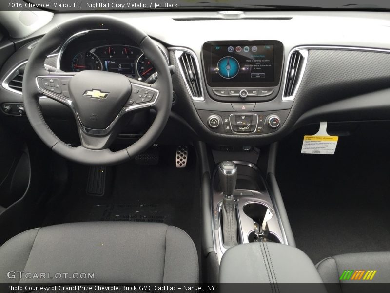 Nightfall Gray Metallic / Jet Black 2016 Chevrolet Malibu LT