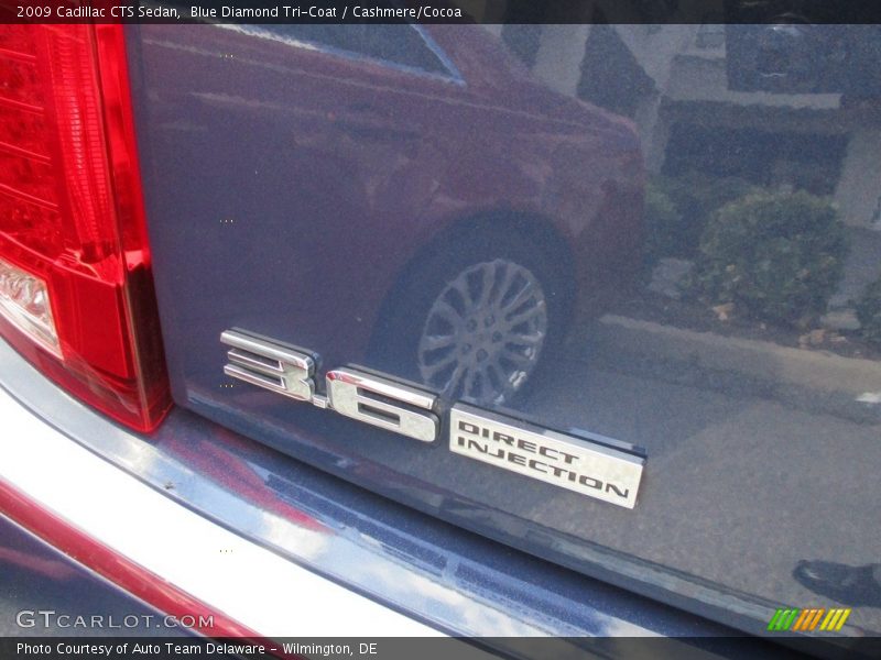 Blue Diamond Tri-Coat / Cashmere/Cocoa 2009 Cadillac CTS Sedan