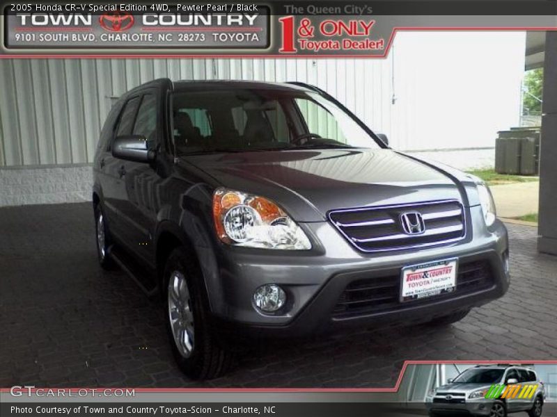 Pewter Pearl / Black 2005 Honda CR-V Special Edition 4WD