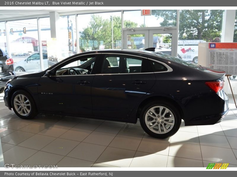 Blue Velvet Metallic / Jet Black 2016 Chevrolet Malibu LT
