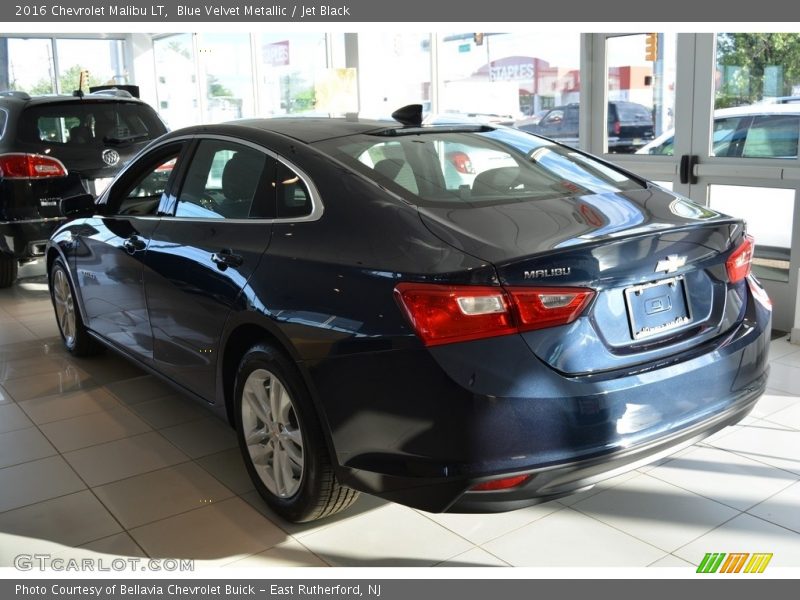 Blue Velvet Metallic / Jet Black 2016 Chevrolet Malibu LT