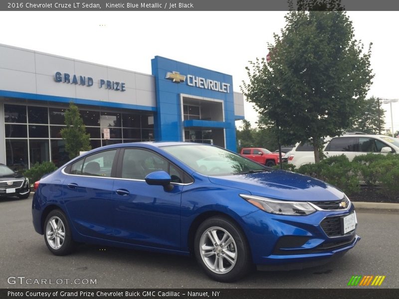 Kinetic Blue Metallic / Jet Black 2016 Chevrolet Cruze LT Sedan