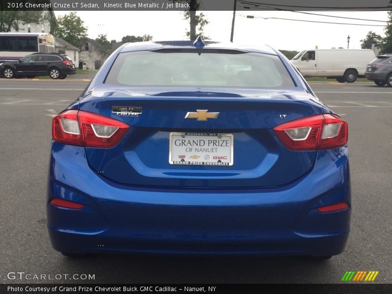 Kinetic Blue Metallic / Jet Black 2016 Chevrolet Cruze LT Sedan