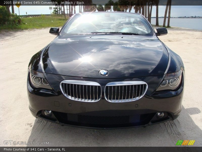 Jet Black / Black 2005 BMW 6 Series 645i Convertible