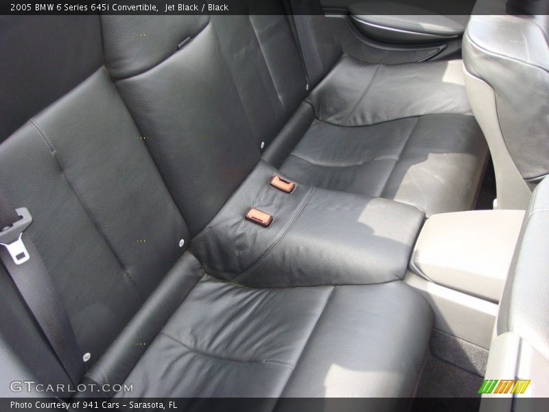 Jet Black / Black 2005 BMW 6 Series 645i Convertible
