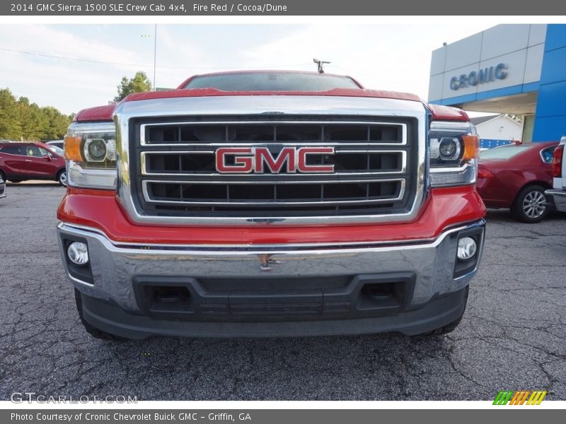 Fire Red / Cocoa/Dune 2014 GMC Sierra 1500 SLE Crew Cab 4x4