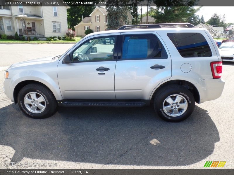 Ingot Silver Metallic / Stone 2010 Ford Escape XLT V6 4WD