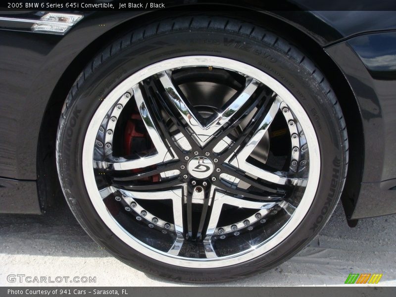 Jet Black / Black 2005 BMW 6 Series 645i Convertible