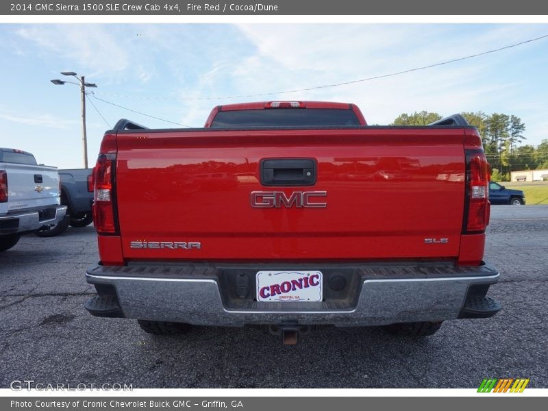 Fire Red / Cocoa/Dune 2014 GMC Sierra 1500 SLE Crew Cab 4x4