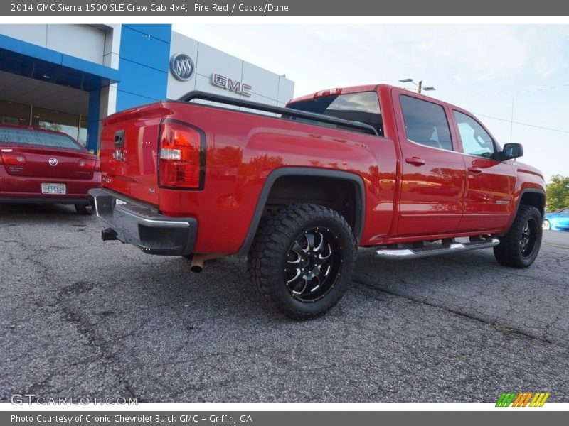 Fire Red / Cocoa/Dune 2014 GMC Sierra 1500 SLE Crew Cab 4x4