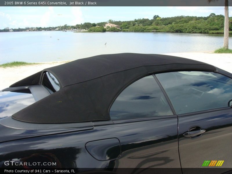 Jet Black / Black 2005 BMW 6 Series 645i Convertible