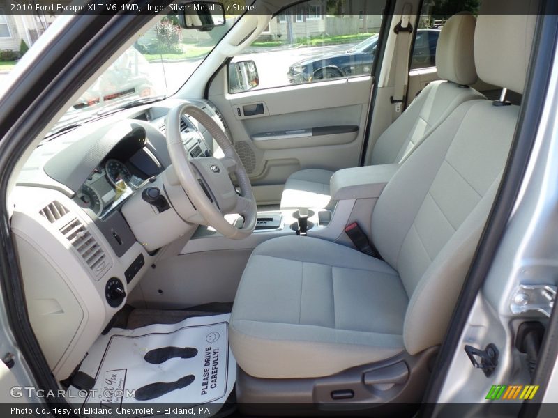 Ingot Silver Metallic / Stone 2010 Ford Escape XLT V6 4WD