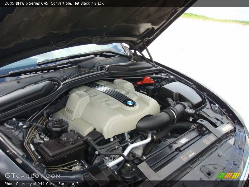 Jet Black / Black 2005 BMW 6 Series 645i Convertible