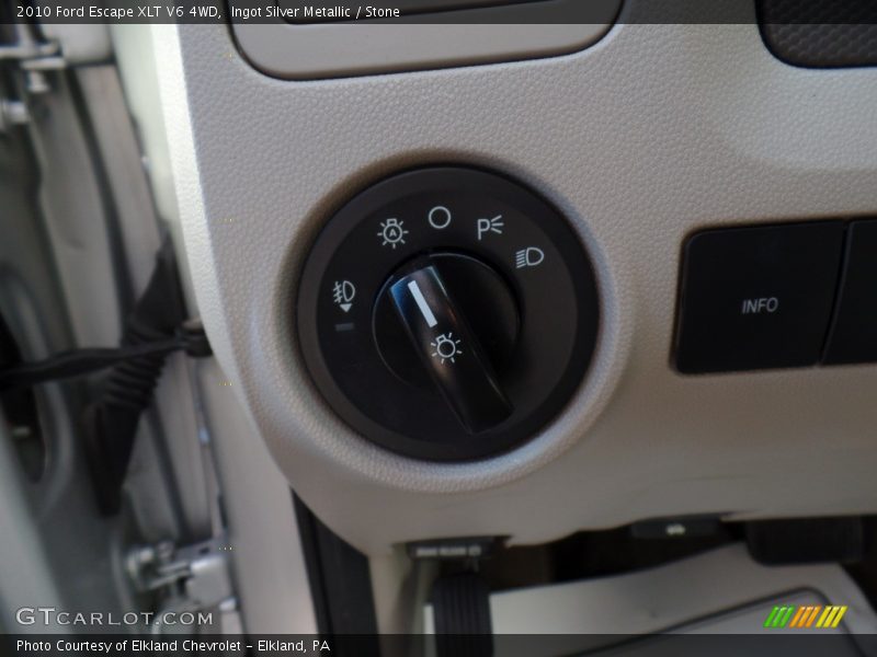 Ingot Silver Metallic / Stone 2010 Ford Escape XLT V6 4WD