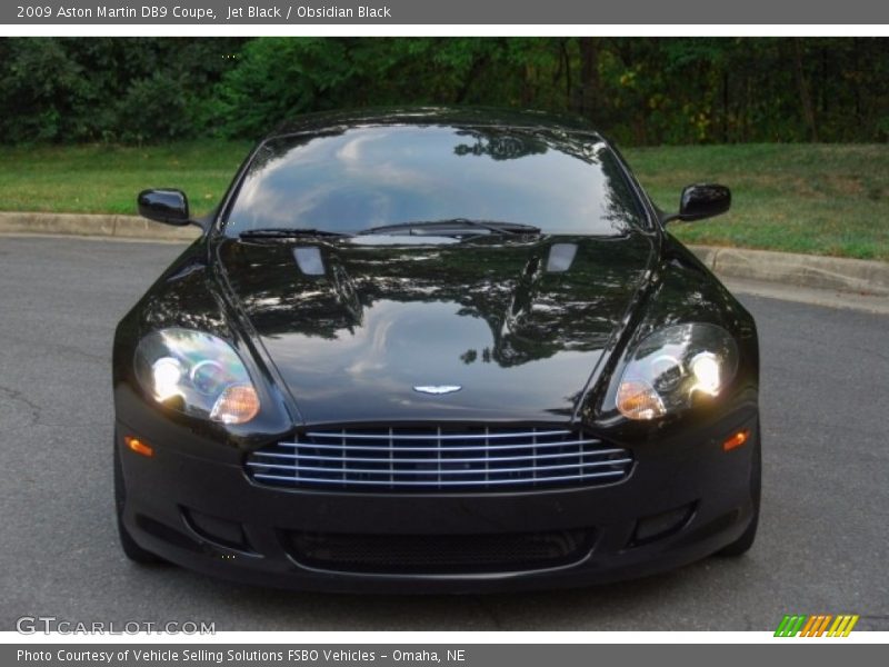 Jet Black / Obsidian Black 2009 Aston Martin DB9 Coupe