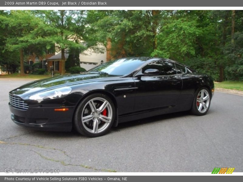Jet Black / Obsidian Black 2009 Aston Martin DB9 Coupe