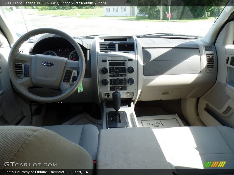 Ingot Silver Metallic / Stone 2010 Ford Escape XLT V6 4WD