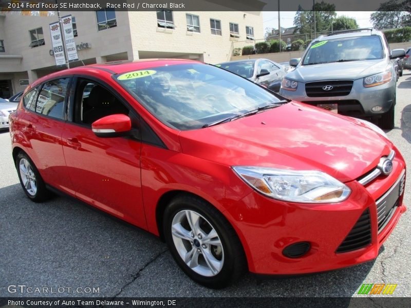 Race Red / Charcoal Black 2014 Ford Focus SE Hatchback