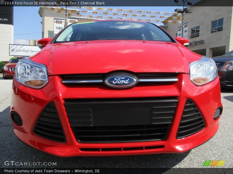 Race Red / Charcoal Black 2014 Ford Focus SE Hatchback