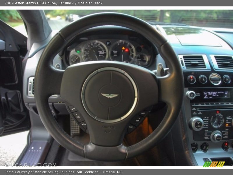 Jet Black / Obsidian Black 2009 Aston Martin DB9 Coupe