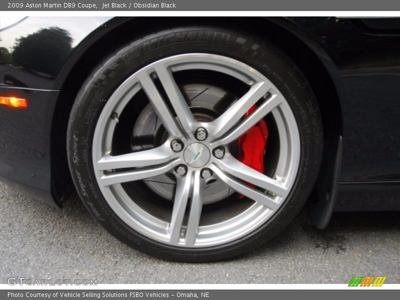 Jet Black / Obsidian Black 2009 Aston Martin DB9 Coupe