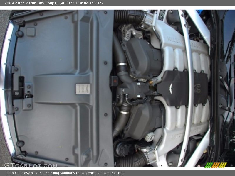 Jet Black / Obsidian Black 2009 Aston Martin DB9 Coupe