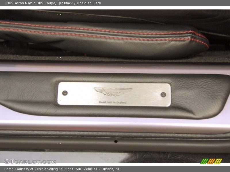 Jet Black / Obsidian Black 2009 Aston Martin DB9 Coupe