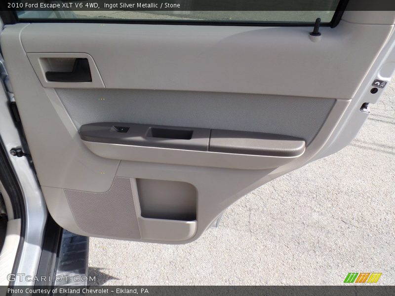 Ingot Silver Metallic / Stone 2010 Ford Escape XLT V6 4WD