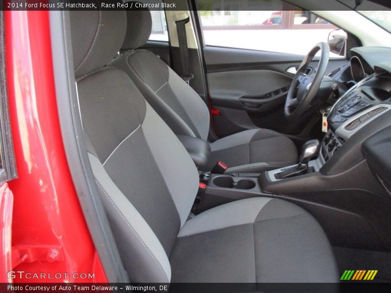 Race Red / Charcoal Black 2014 Ford Focus SE Hatchback