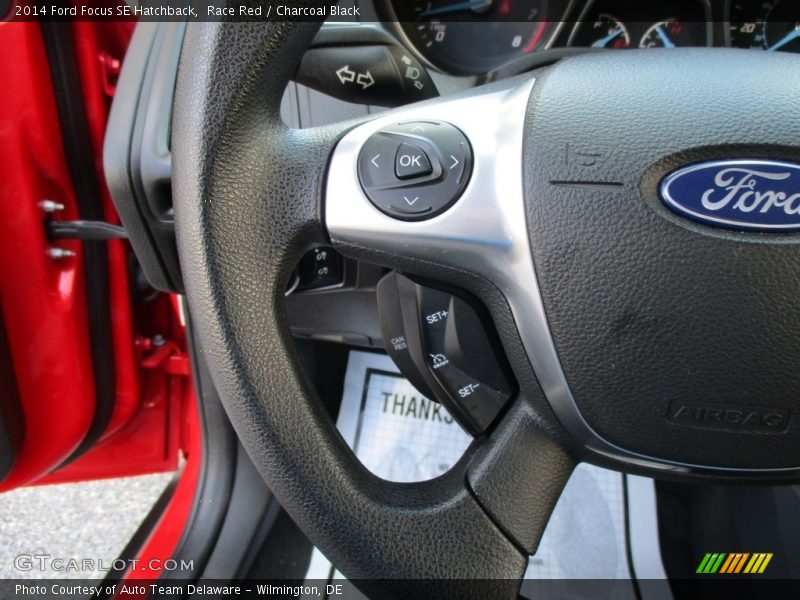 Race Red / Charcoal Black 2014 Ford Focus SE Hatchback