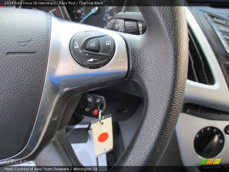 Race Red / Charcoal Black 2014 Ford Focus SE Hatchback