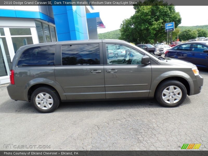 Dark Titanium Metallic / Medium Slate Gray/Light Shale 2010 Dodge Grand Caravan SE
