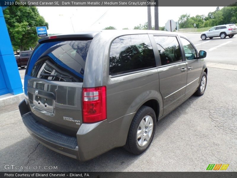 Dark Titanium Metallic / Medium Slate Gray/Light Shale 2010 Dodge Grand Caravan SE