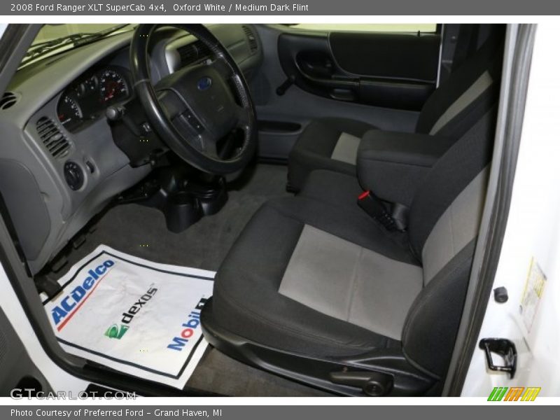 Oxford White / Medium Dark Flint 2008 Ford Ranger XLT SuperCab 4x4