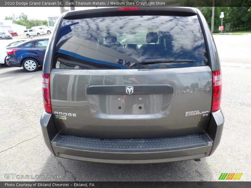 Dark Titanium Metallic / Medium Slate Gray/Light Shale 2010 Dodge Grand Caravan SE