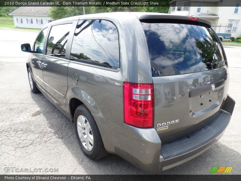 Dark Titanium Metallic / Medium Slate Gray/Light Shale 2010 Dodge Grand Caravan SE