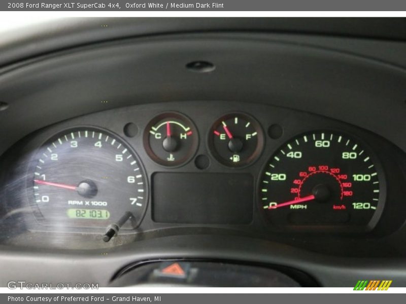 Oxford White / Medium Dark Flint 2008 Ford Ranger XLT SuperCab 4x4
