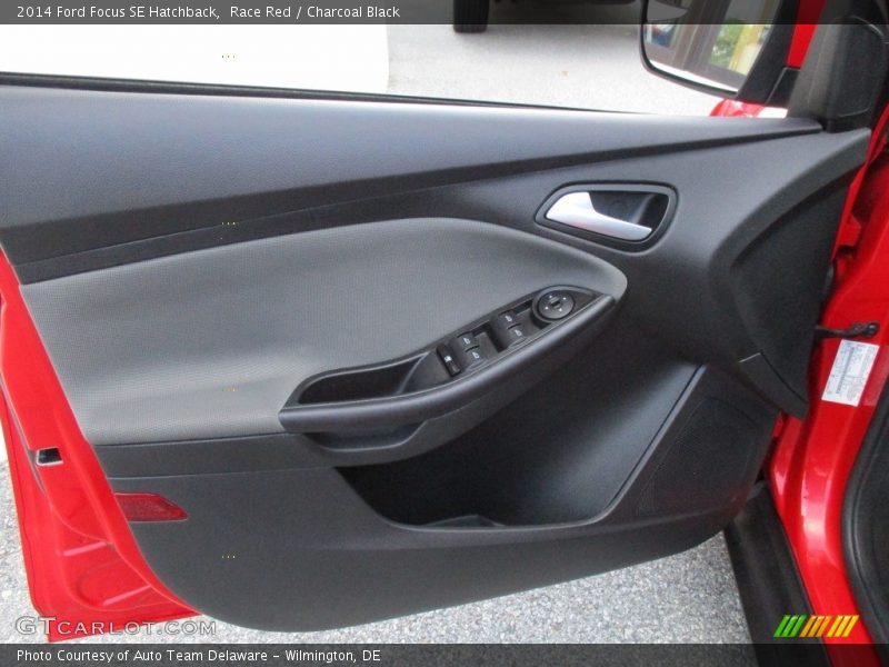 Race Red / Charcoal Black 2014 Ford Focus SE Hatchback