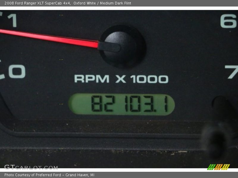 Oxford White / Medium Dark Flint 2008 Ford Ranger XLT SuperCab 4x4