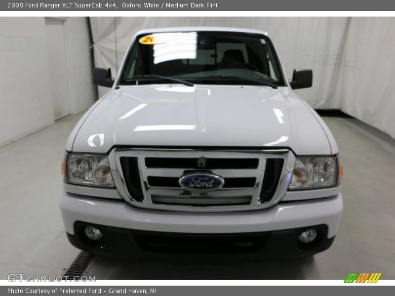 Oxford White / Medium Dark Flint 2008 Ford Ranger XLT SuperCab 4x4