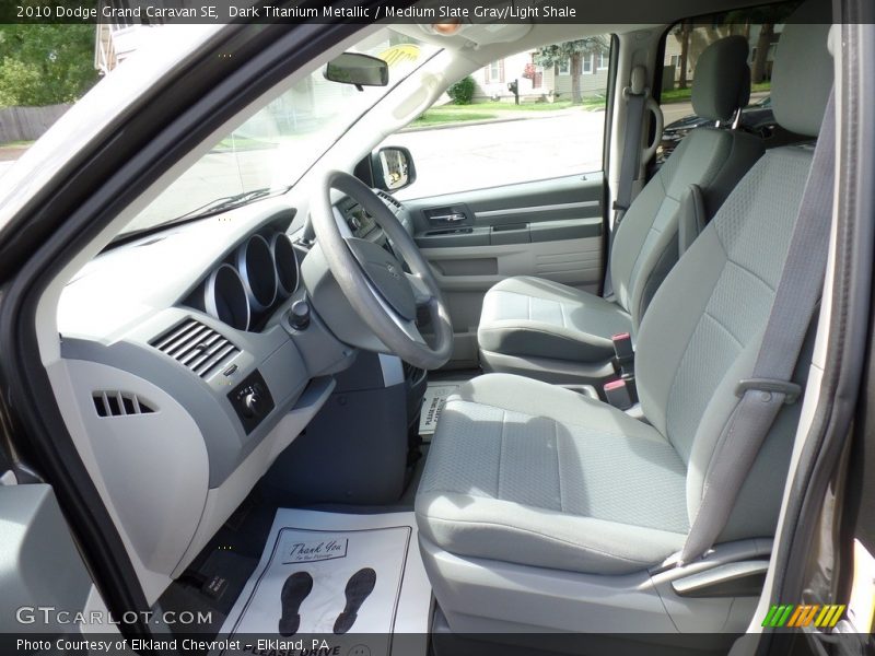 Dark Titanium Metallic / Medium Slate Gray/Light Shale 2010 Dodge Grand Caravan SE