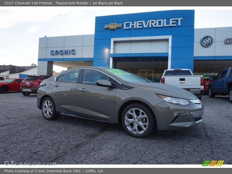 Pepperdust Metallic / Jet Black/Jet Black 2017 Chevrolet Volt Premier