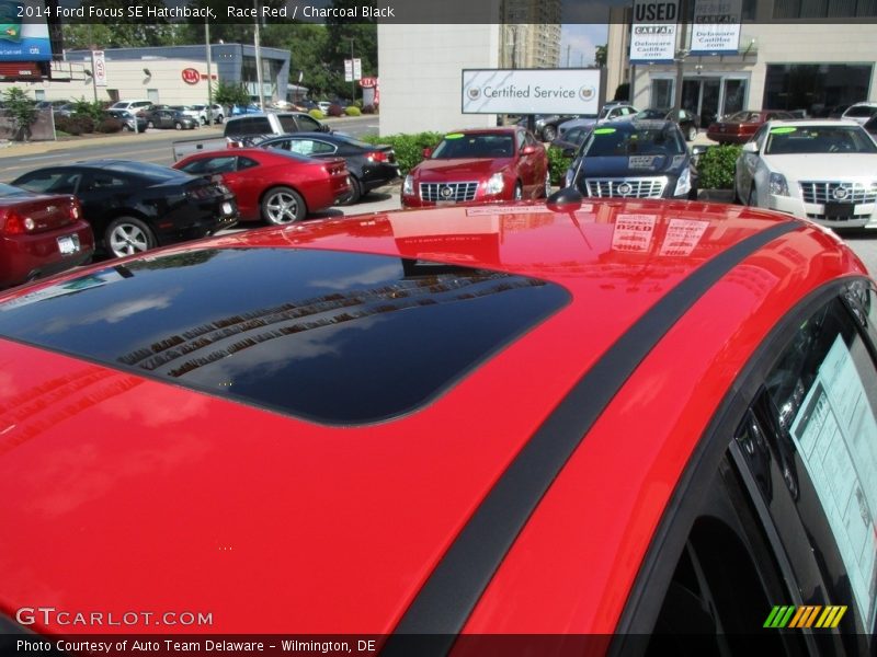 Race Red / Charcoal Black 2014 Ford Focus SE Hatchback