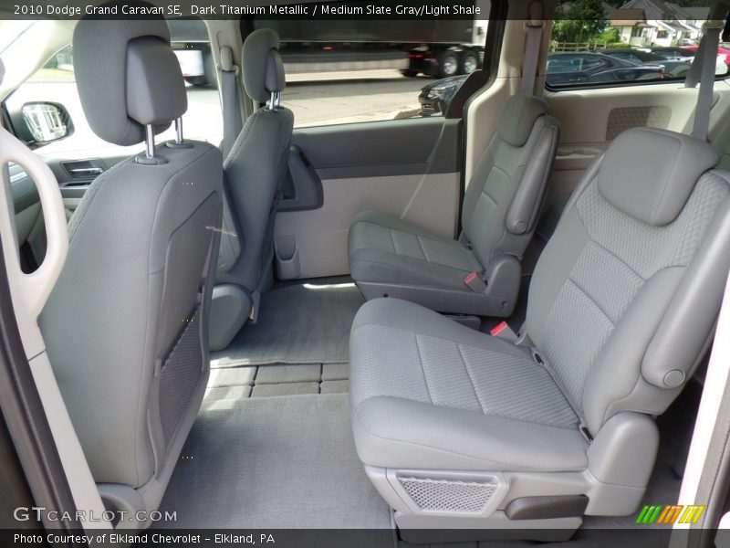 Dark Titanium Metallic / Medium Slate Gray/Light Shale 2010 Dodge Grand Caravan SE