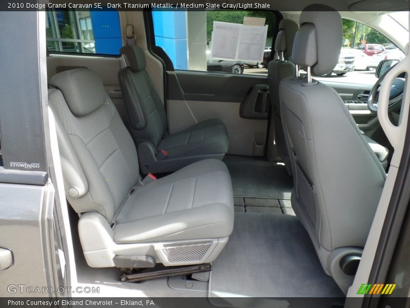 Dark Titanium Metallic / Medium Slate Gray/Light Shale 2010 Dodge Grand Caravan SE