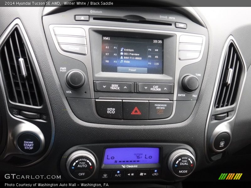 Winter White / Black Saddle 2014 Hyundai Tucson SE AWD